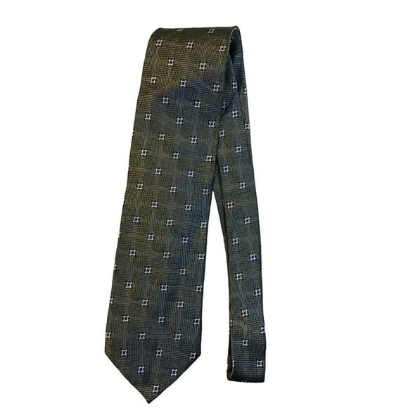 5/$10 Harold Powell Geometric Men’s Tie 58in NWOT - Picture 1 of 5